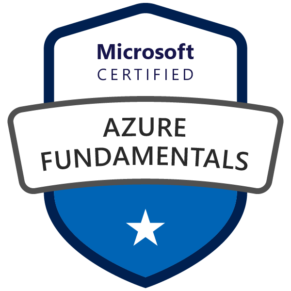 AZ-900 Microsoft Azure Fundamentals.