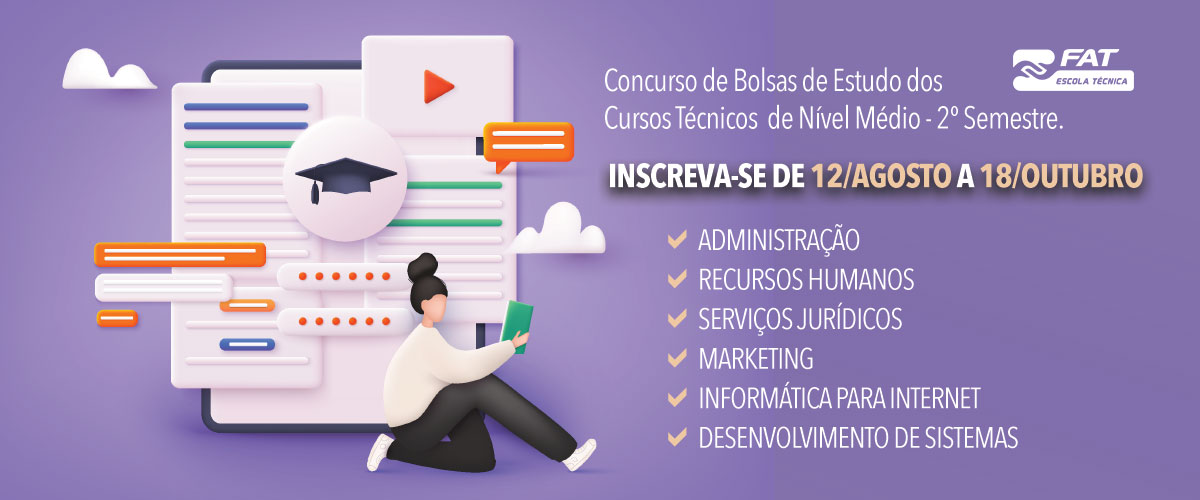 Escola Técnica FAT - Concurso de Bolsa 02/2024